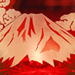 赤富士底菊